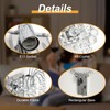 Goeco Crystal Wall Sconces, 11.8x7 Inch Chrome Wall Sconce Luxury