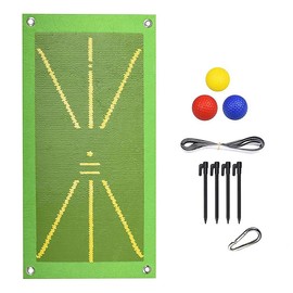 POFET Golf Training Mat for Swing Detection, Golf Divot Mat, Swing Path Analysis and Correct Strike Posture, Golf Practice Swing Mat Accessories for Beginners