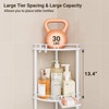 ELYKEN Corner Shower Caddy Standing, 3 Tier Rustproof Metal Shower