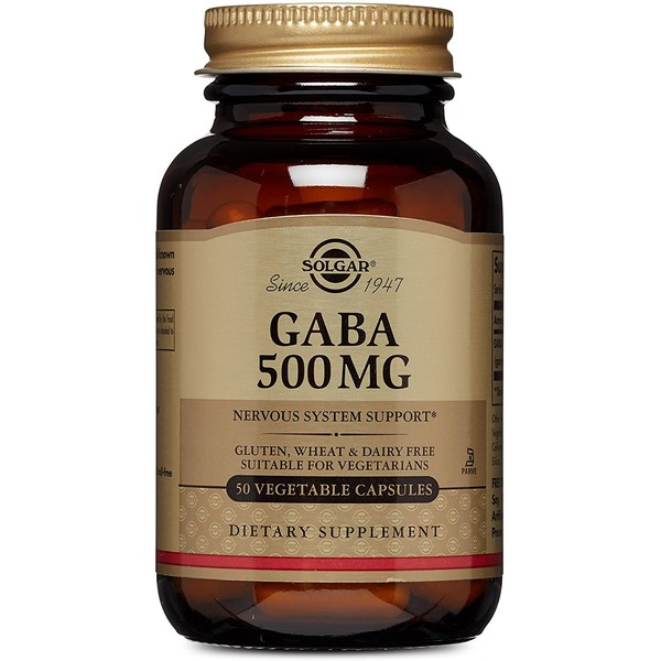 Solgar – GABA 500 mg, 50 Vegetable Capsules