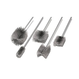 Lessmann Brush Set with Handle, Small Design for Manual Removal of Rust, Dirt and Paint 599931