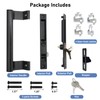 Young Dance Sliding Glass Door Handle Set with Lock -
