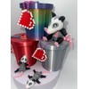 Possum Opossum Mama 2 MINI BABIES Trash Can and FREE