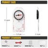 Multifunctional Waterproof Navigation Compass, Map Ruler Magnifier, Compass Navigation with