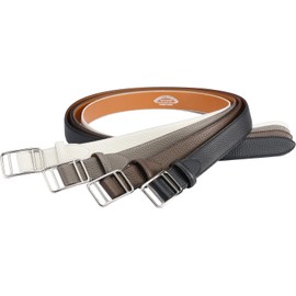 Ikenohata Silver Leather Shop OT-015 Himeji Leather, Stepless Adjustment, Men's Belt, Gentleman, Stepless Adjustment, Himeji Leather, Genuine Leather, Made in Japan, beige (taupe)