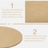 sourcing map 4pcs 8 Inch Wood Circles for Crafts, 0.2
