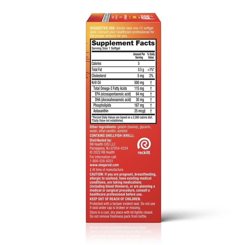 Schiff Vitamins Mega Red Extra Strength 45 Sgel