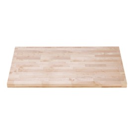 Butcher Block Work Bench Top - 24 x 36 x 1.5 in. Multi-Purpose Maple Slab for Coffee Table, Office Desk, Cutting Board, Bar Table - Natural Finish Table Top and Compatible Base Leg Units by DuraSteel