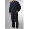 Little Island Men's Fleece Lined Sweatshirt and Pants, Room Wear,