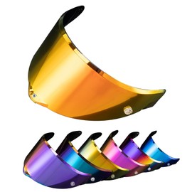 PSLER Pista GP RR visor - Pista Helmet Visor Motorcycle Face Shield Replacement for Pista GPR CORSA-R Pista GPRR RACE 3,Deep Gold Red