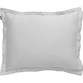 GANT Jacquard Paisley Cushion Cover Single Colour Light Grey Size 40 x 80 cm
