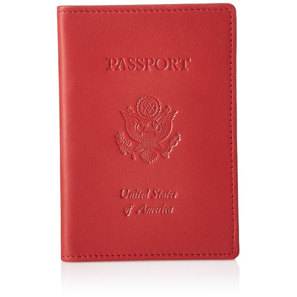 Royce Leather RFID Blocking Passport Travel Document Organizer in Leather,
