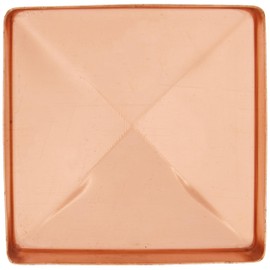 Post Cap for Wooden Posts Flat Shape 90 x 90 mm / 1 Stk. Material: Kupfer