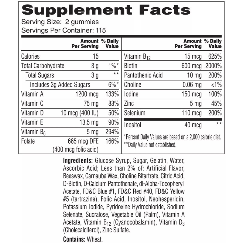 One A Day Men's Multivitamin Gummies, Multivitamins for Men, 80