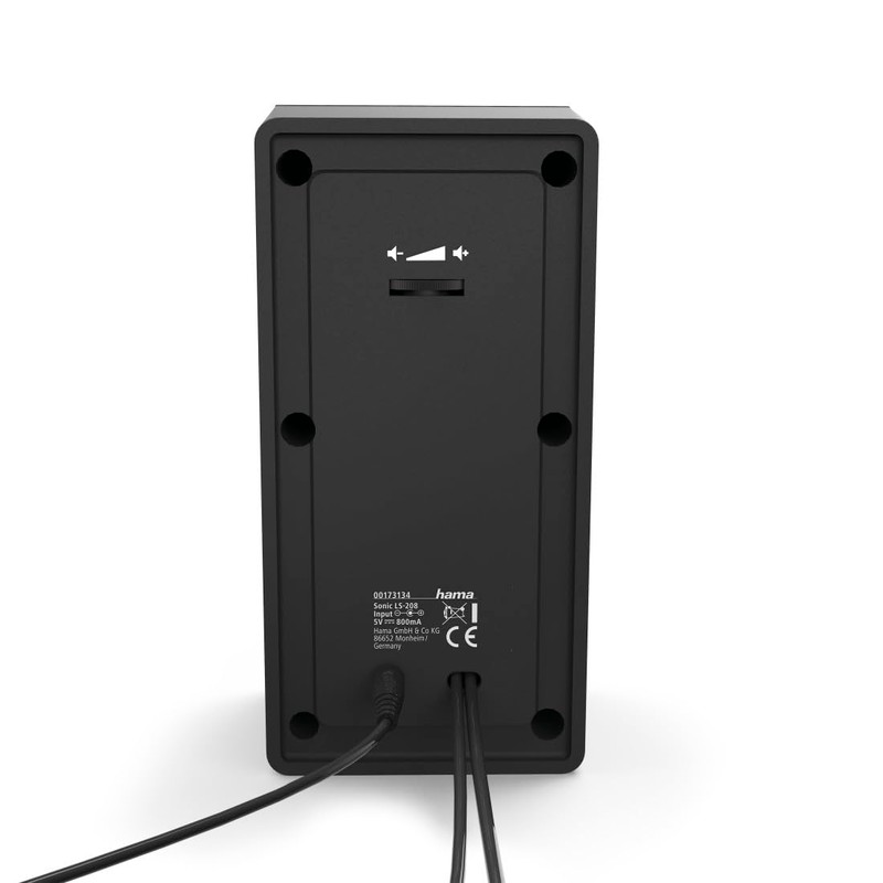 Hama Sonic ls-208 8 W Black Speaker – Speakers (2.0
