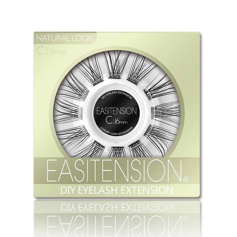 DIY Eyelash Extension, Glue Bonded Band Individual Lash 12 Clusters