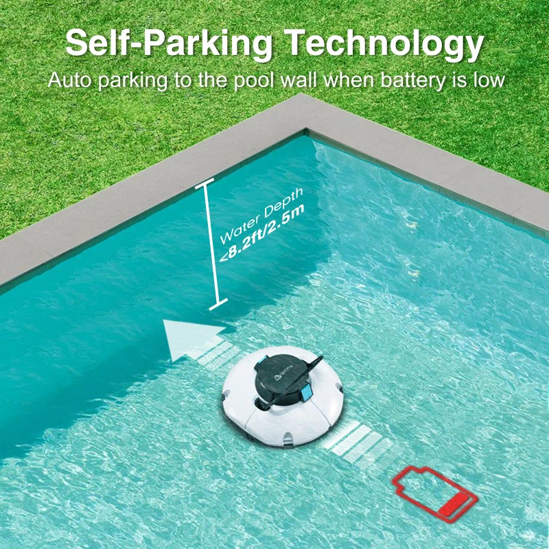 Winny Pool Robotic Cleaner Automatic Pool Vacuum for Above Ground