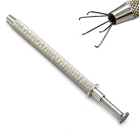 5 Prong Diamond Tweezers Gem Pick-Up Holder Tool, Catcher Grabber Jewelry Making Tool by G.S Online Store