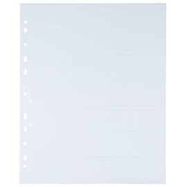 HERMA 7761 Negativhüllen 35mm für Ordner, 25 Stück je 7 Kleinbild Streifen à 5 Bilder, Negativarchivierungshüllen für Kleinbildnegative mit Eurolochung und Sicherheitslasche, transparent