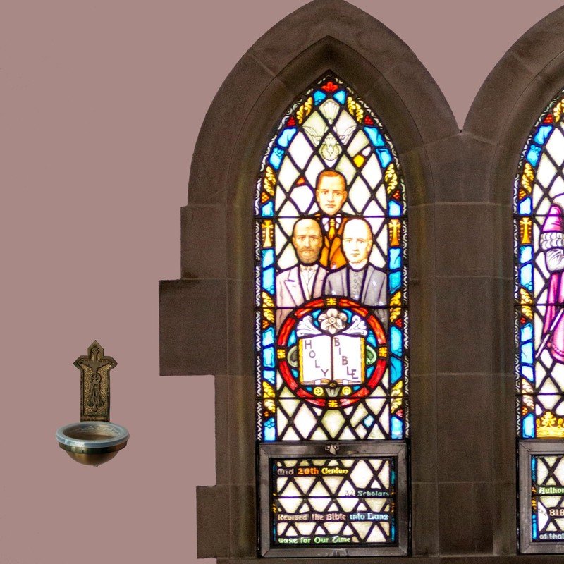 Needzo Clear Holy Water Font Liner, Catholic Church Supplies, 5.5