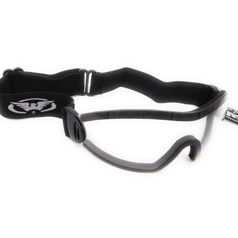 Global Vision Shatterproof UV400 Clear Freefall Skydiving And Parachuting Goggles
