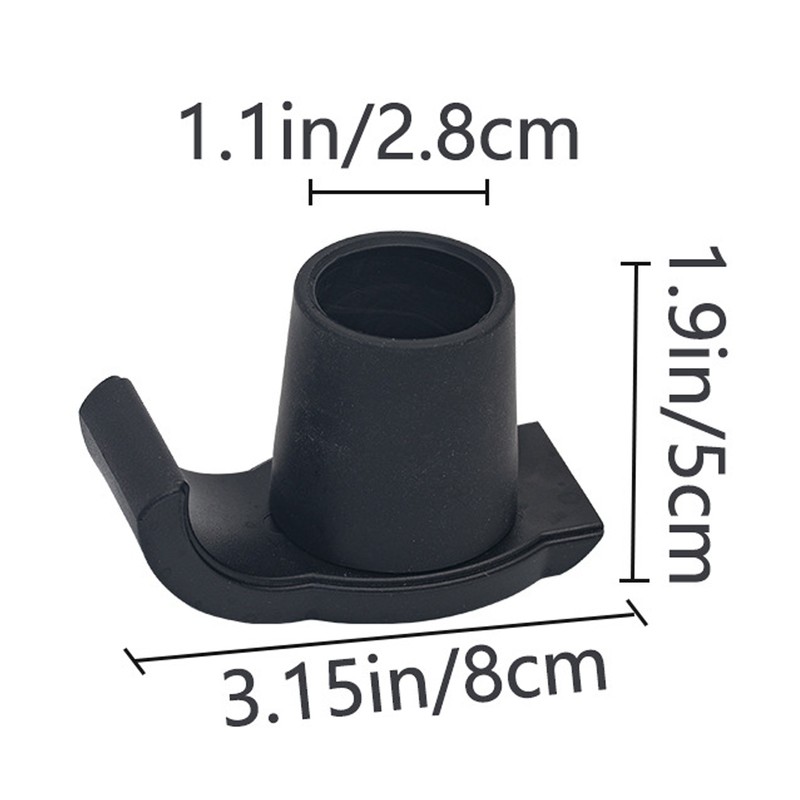 4 Pcs Walker Glide Skis Rubber Universal Walker Ski Glides