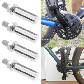 8 Pieces Crank Cotter Pins Replacement Metal Bicycle Crankshaft Pins Bicycle Replacement Part for Road Bikes Mountain Bikes Folding Bikes