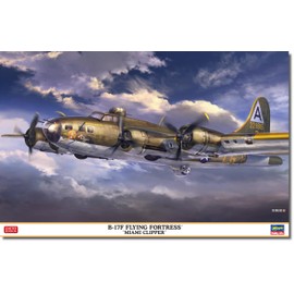 Hasegawa 1:72 Scale B-17F Flying Fortress “Miami Clipper” Plastic Model Kit HAS-02462