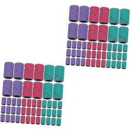 Housoutil Sanding Bands of Each Fine and Coarse Grit for Nail Drills Portable Manicure Supplies for Polishing and Shaping Nails