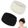 Pack of 2 Plus Velvet Headbands, Warm Hearing Protection Headbands,