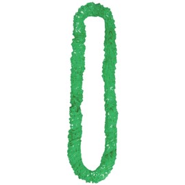 Beistle Soft-Twist Poly Leis w/Labeled Box (green), 1-1/2 by 36-Inch, 50 Leis Per Pack