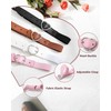 AWAYTR Kids Elastic Leather Belt - Stretch Belt for 3-16