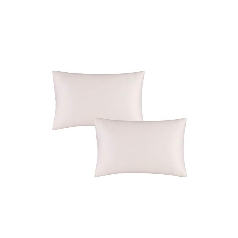 Catherine Lansfield Silky Soft Satin Standard Pillowcase Pair Silver