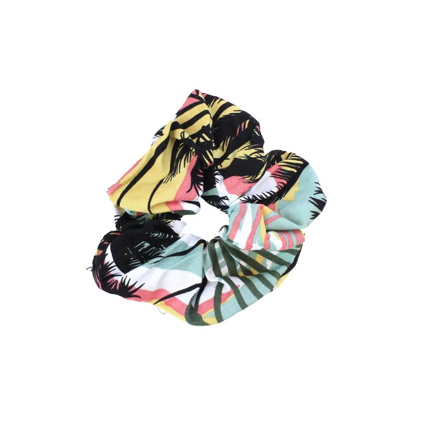 Hawaii Hangover Hair Tie Scrunchies in Sunset Neon Pastel 1