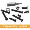 450 Pcs M3 Bolts and Nuts Set, M3 Countersunk Screws
