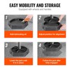 RV Leveling Pads, 9 Inch Round Landing Feet, Permanent Attached