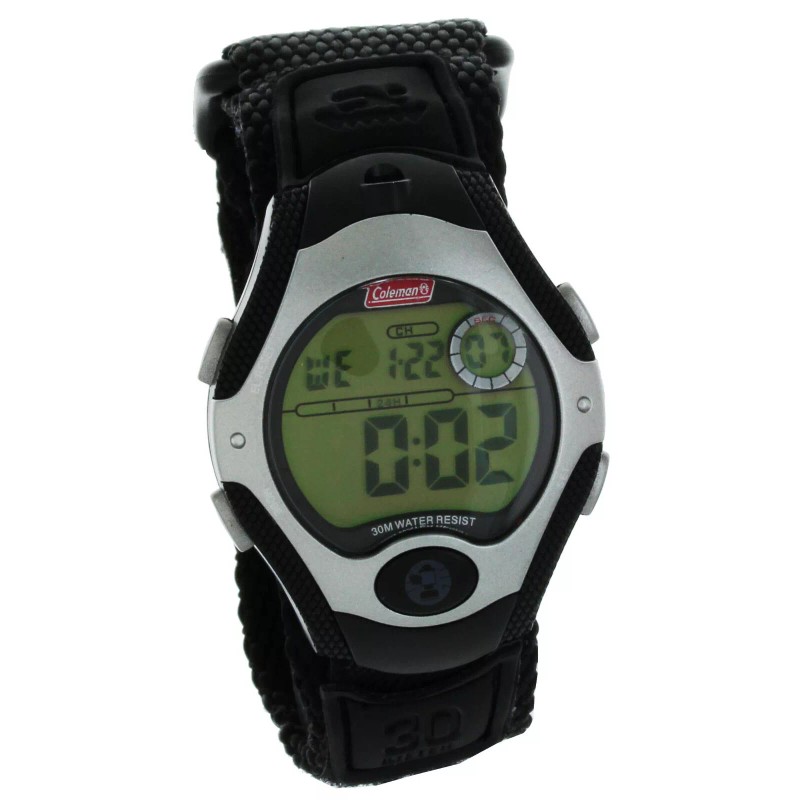 Coleman Men's dual time stop Watch with Flashlight 40373