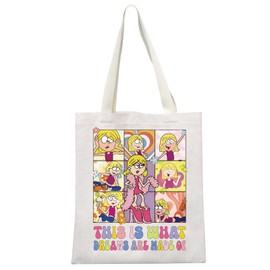 JTOUK Lizzie Gift Cartoon Lizzie Merchandise This Is What Dreams Are Made Of Tote Bag Gift for Lizzie Fans (Dreams Made Tote EU)