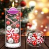 Cqueni Christmas Vase Filler 10091 PCS Red White Floating Pearls