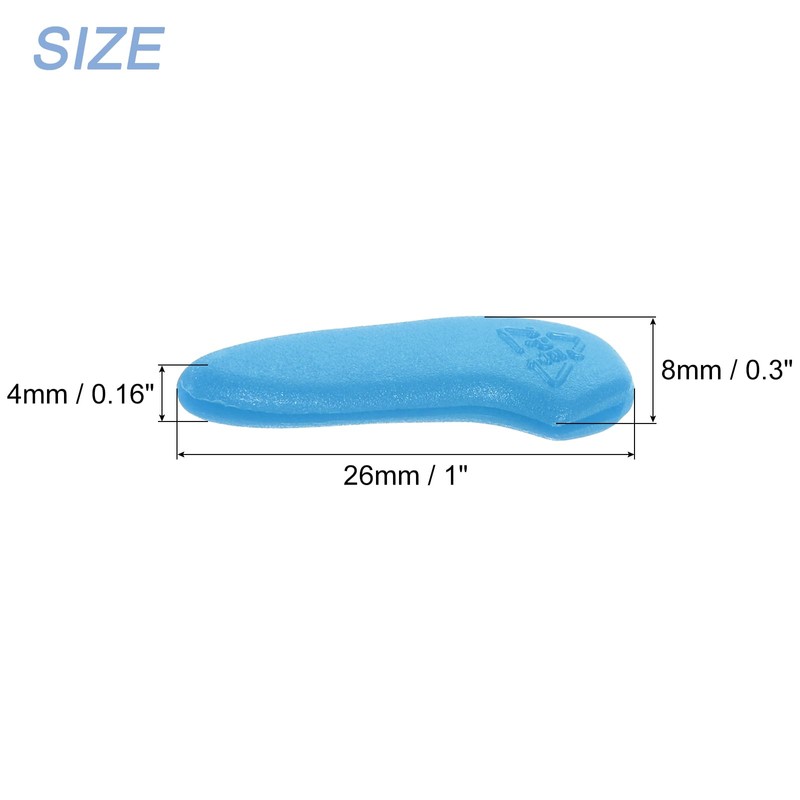 uxcell 100Pcs Blade Knife Tip Protector Cover Plastic Knife Guard