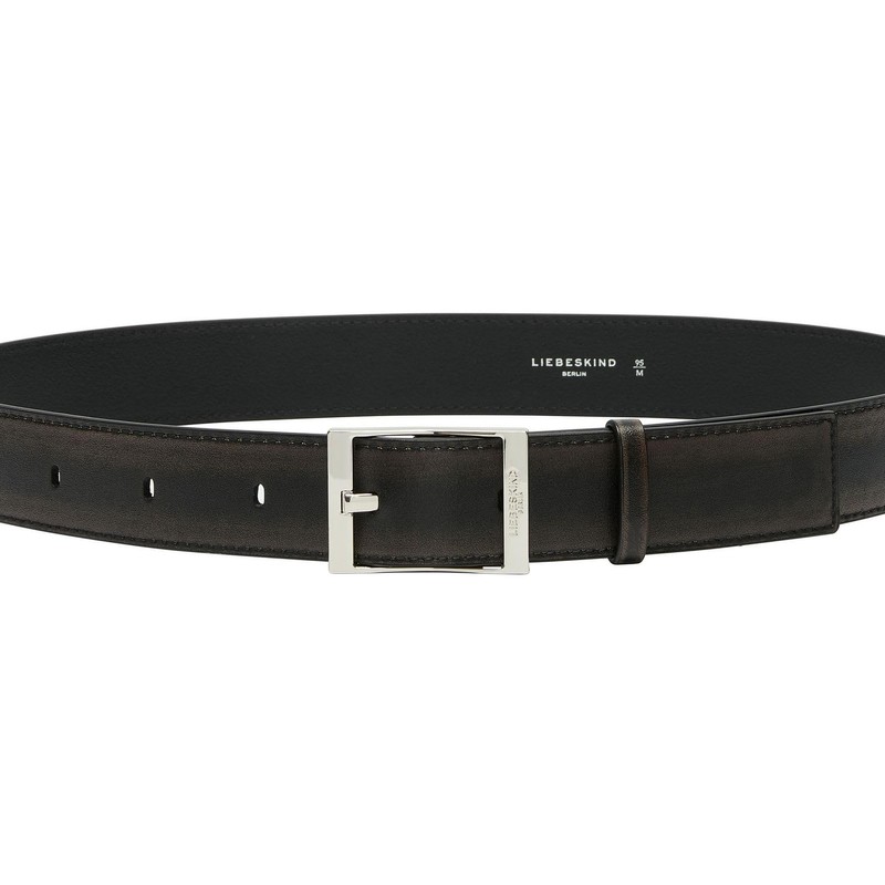 407-Belt L-LOU VINTAGE LEATHER-black