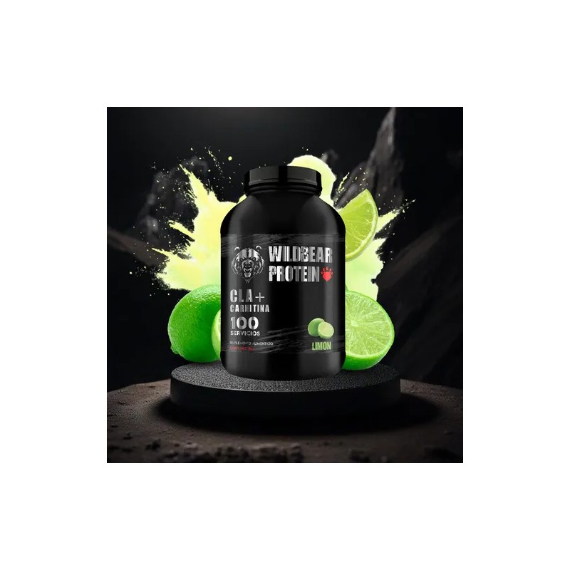 Cla Carnitina Wild Beard 1kg Pre Entreno Sabores 100 Servs