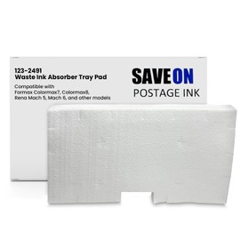 Save On Postage Ink, Compatible with Waste Ink Absorber Tray Pad Ink Pad Part 123-2491 Compatible with with Mach 5 Colormax7 & 8 Memjet Printers