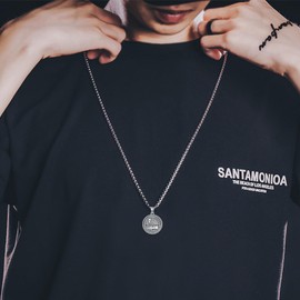 Romanticwork Memento Mori Necklace 925 Sterling Silver Memento Mori Pendant Chain Gothic Skull Jewellery Gift for Men Women, Sterling Silver