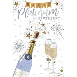 Happy Platinum Anniversary Card ~ Congratulations