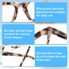 ZUVGEES Retro Style Square Reading Glass Big Eyeglass Frames Large
