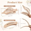 Non-Slip Hair Claws Black Hair Clips Large Hair Claw Clip