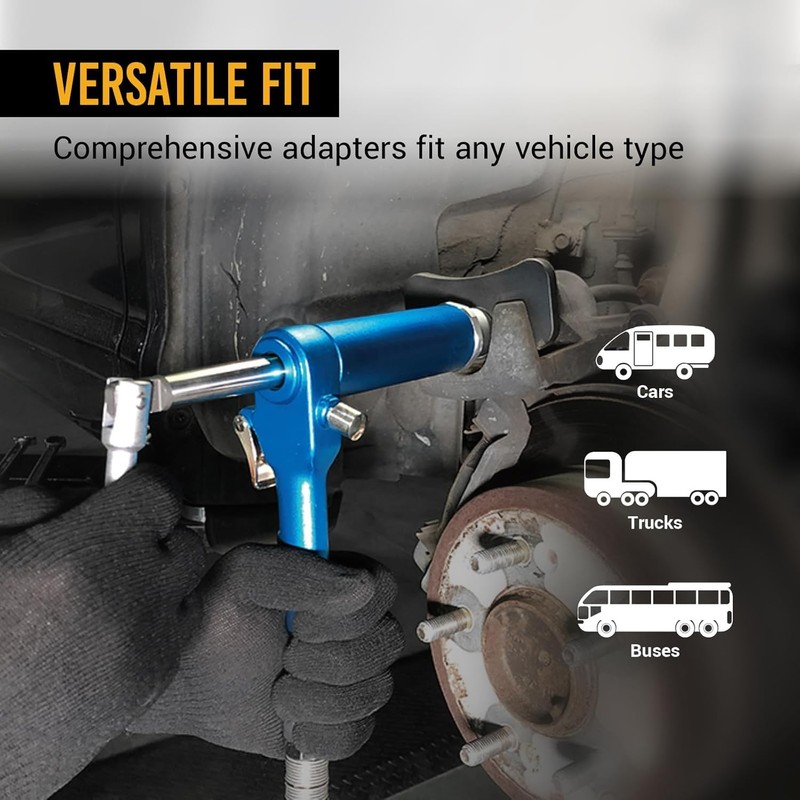 24PCS Pneumatic Brake Caliper Piston Wind Back Compression Spreading Tool