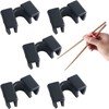 5Pcs Black Reusable Chopstick Helpers Training Chopsticks Hinges Connector Training