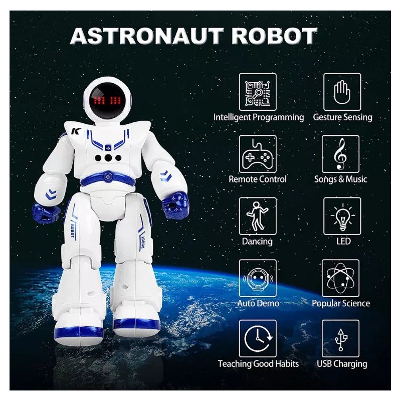 Jjrc R18 Robot Baila Control Remoto Autónomo Programable.